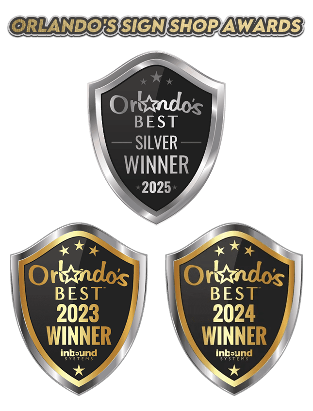 Orlando's Best Awards for Platinum Signs and Design